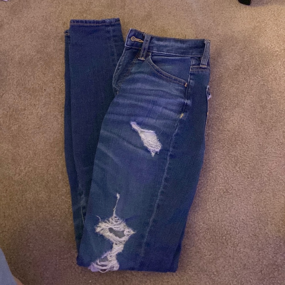 Navy blue American Eagle jeans
